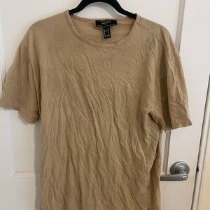 H&M Beige Short Sleeve Men's Tee